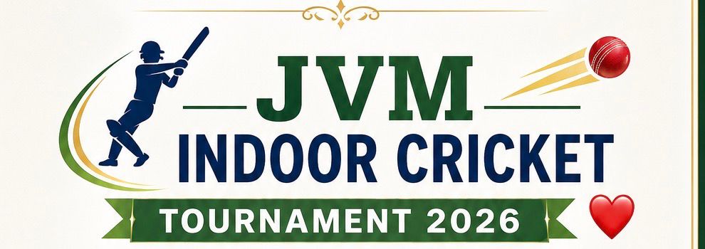 JVM Indoor Cricket Tournament 10.05.2026