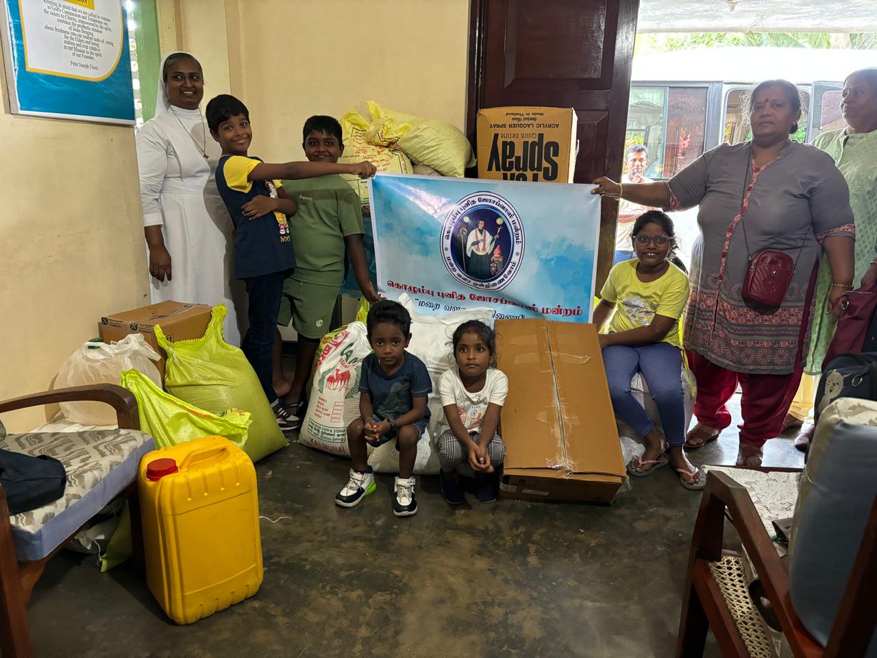 Dry ration for homes on 2/11/2024 by Ladies Group