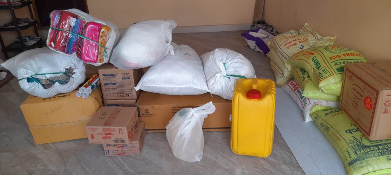 Dry ration for homes on 2/11/2024 by Ladies Group