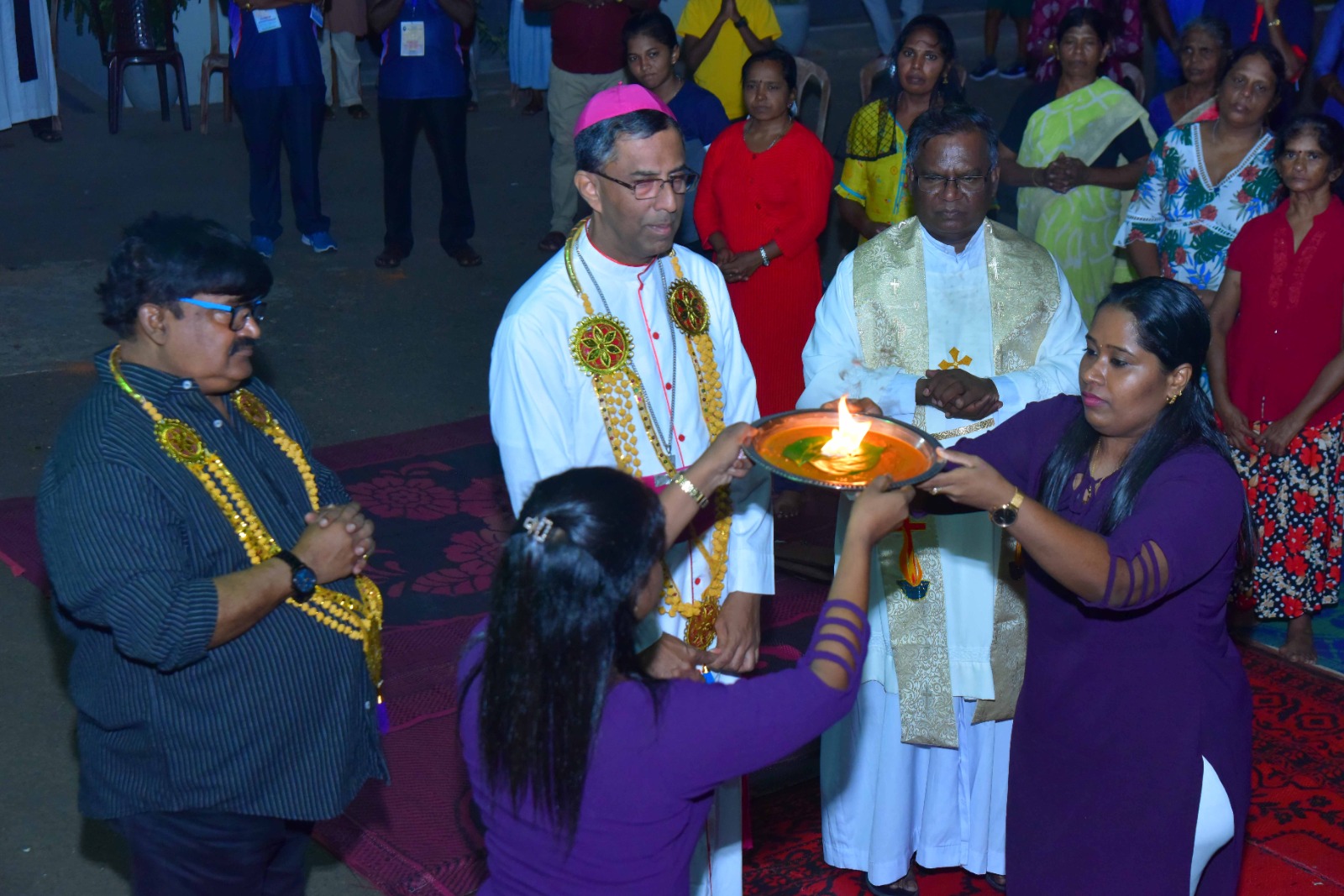 Vigil Service at St. Benedict's College Quadrangle