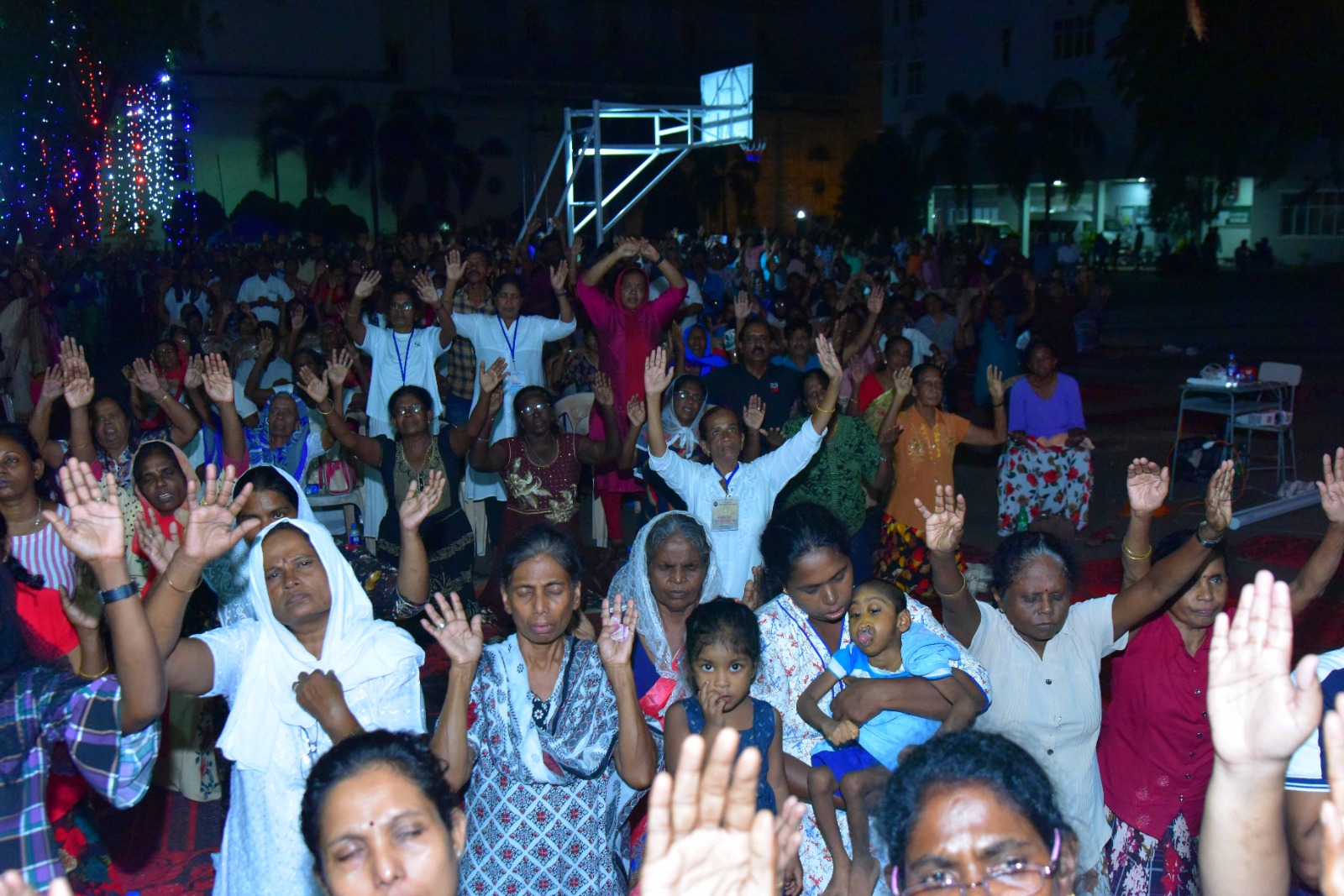 Vigil Service at St. Benedict's College Quadrangle