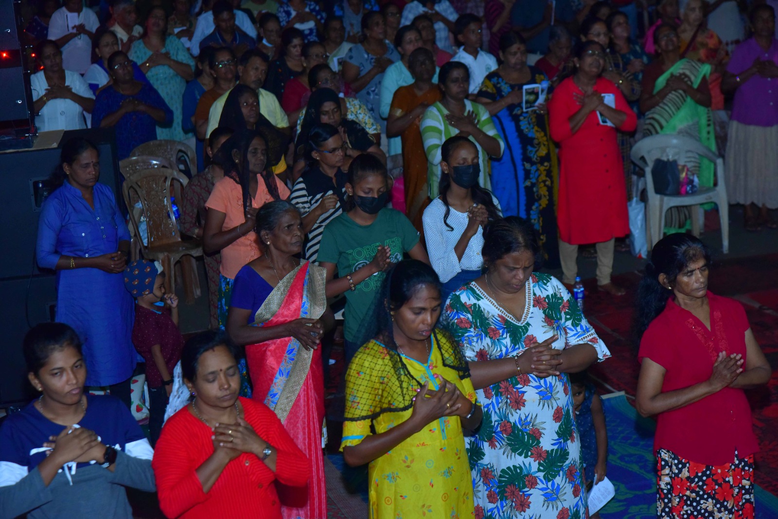 Vigil Service at St. Benedict's College Quadrangle