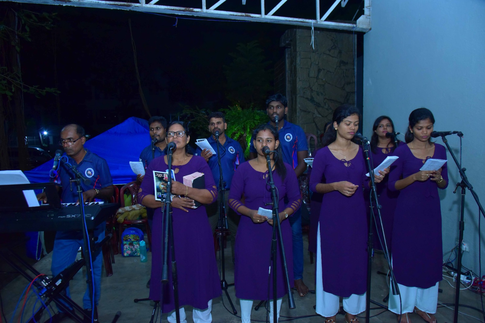 Vigil Service at St. Benedict's College Quadrangle