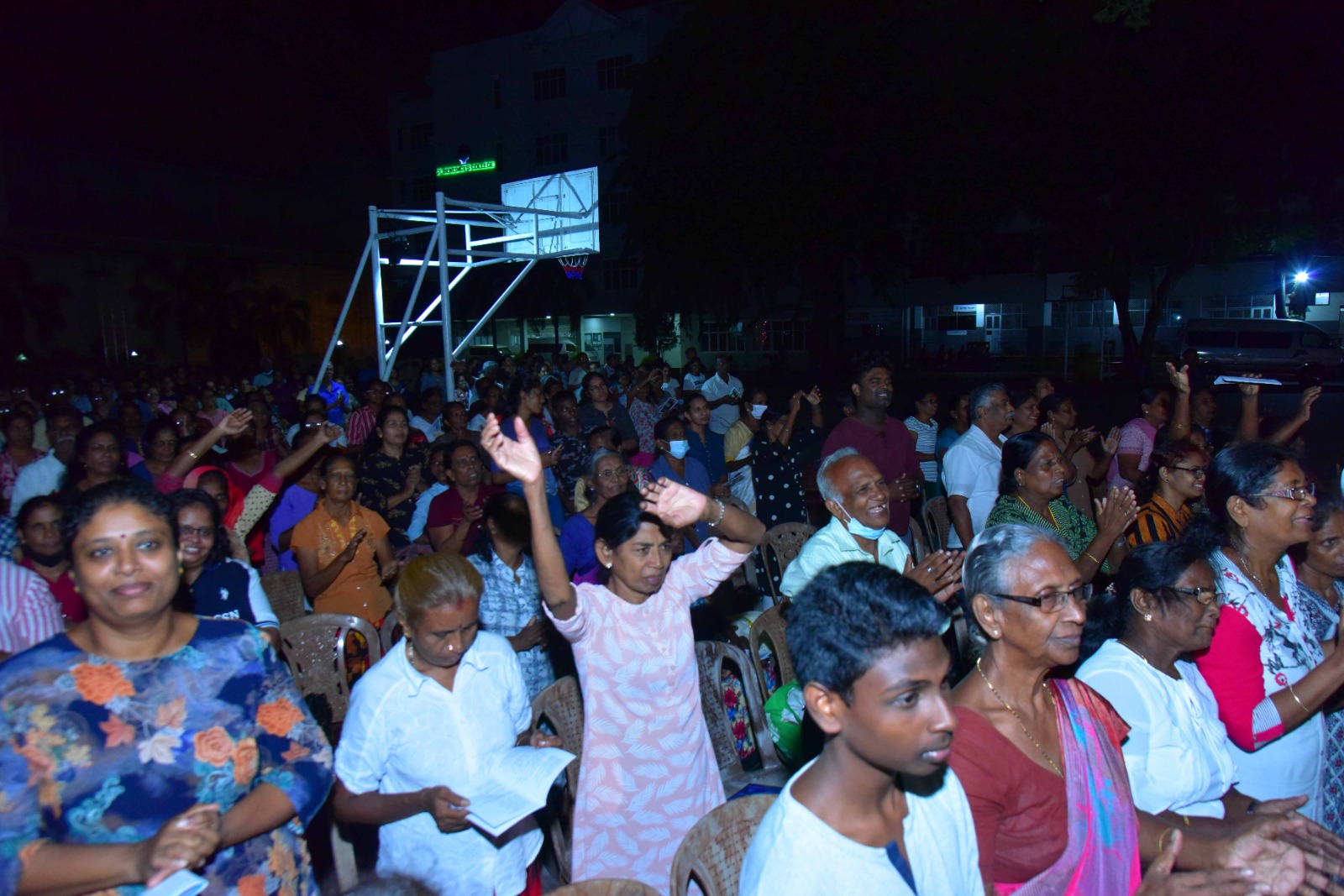 Vigil Service at St. Benedict's College Quadrangle