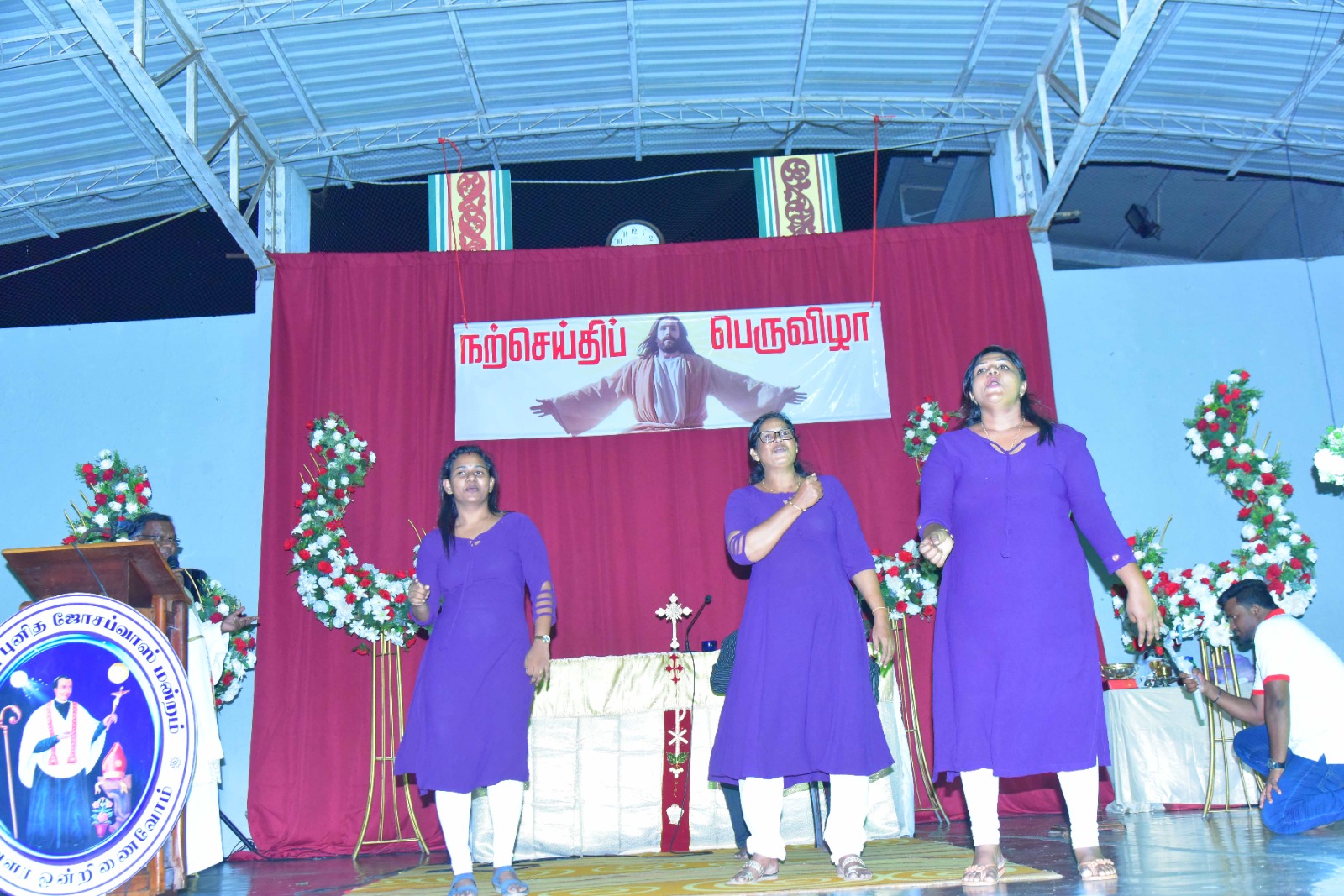 Vigil Service at St. Benedict's College Quadrangle