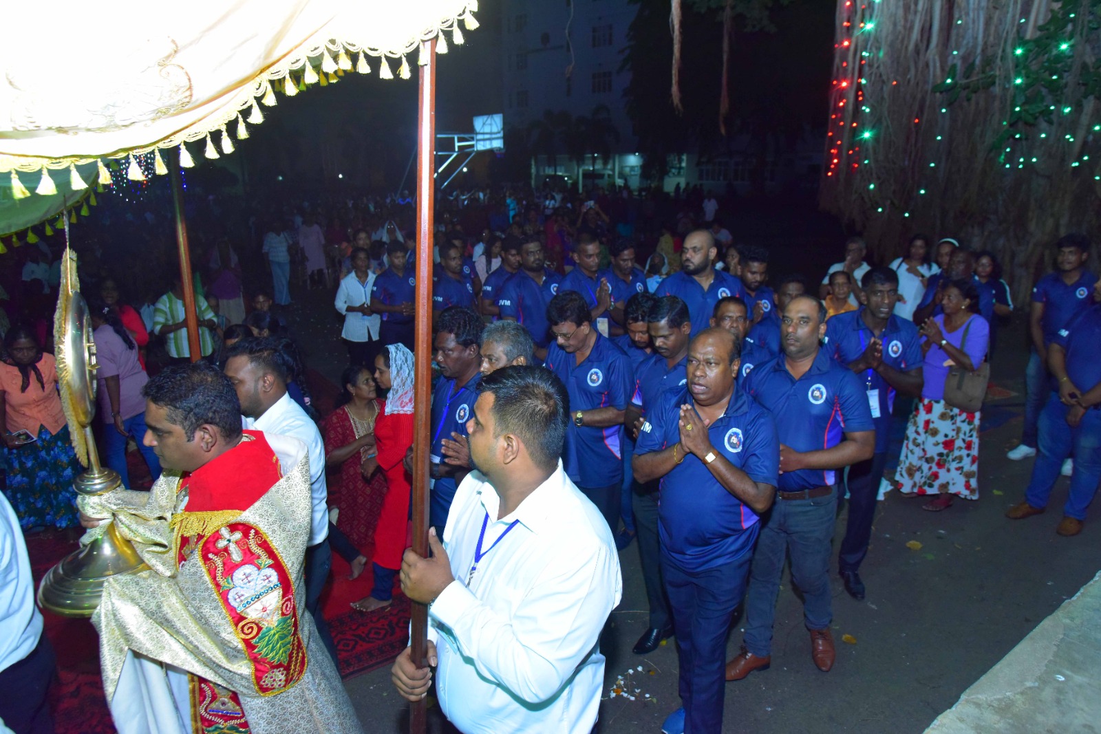 Vigil Service at St. Benedict's College Quadrangle