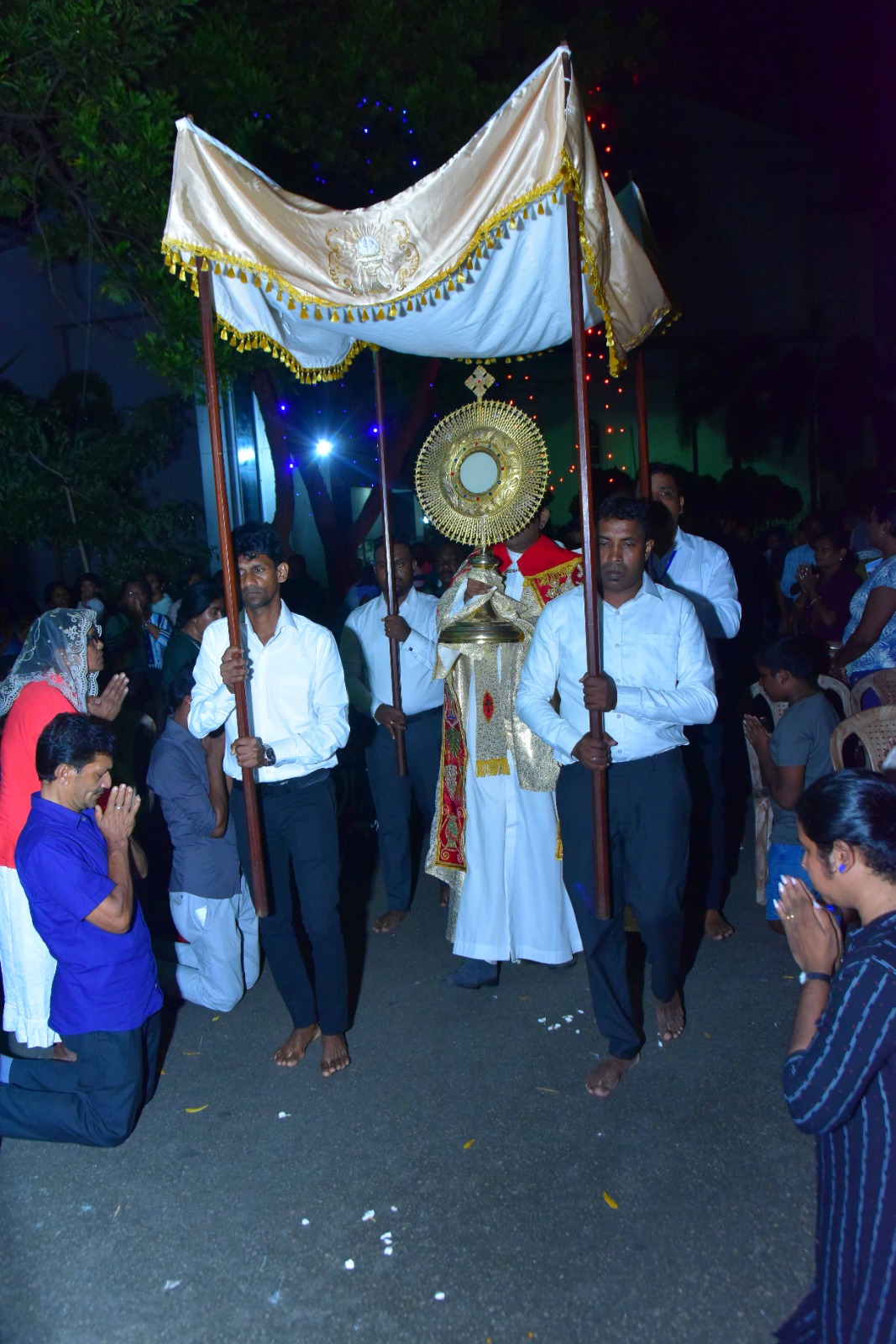 Vigil Service at St. Benedict's College Quadrangle