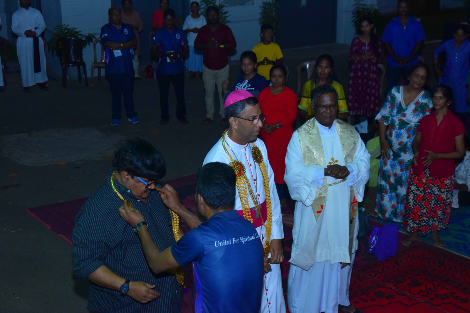 Vigil Service at St. Benedict's College Quadrangle