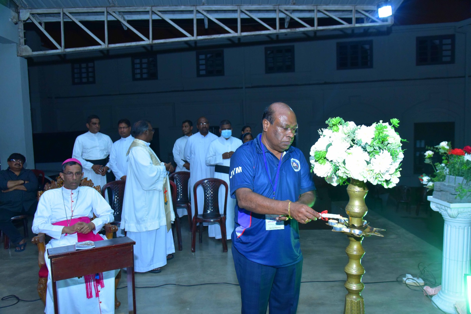 Vigil Service at St. Benedict's College Quadrangle