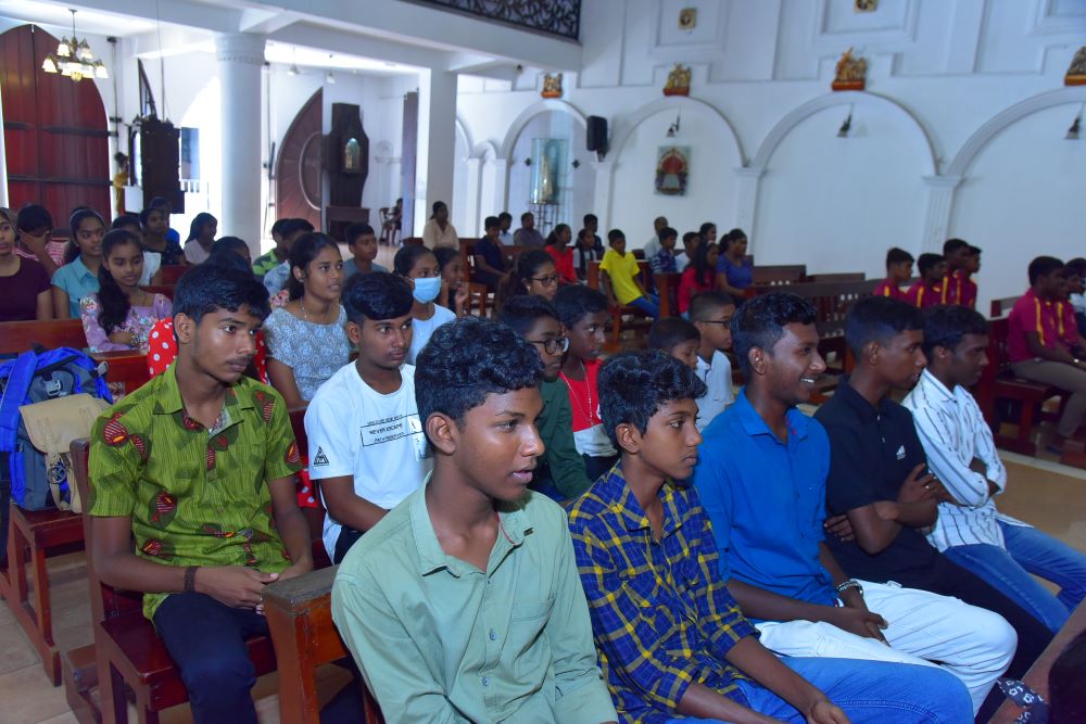 Retreat for Students at Annai Velankanni Church