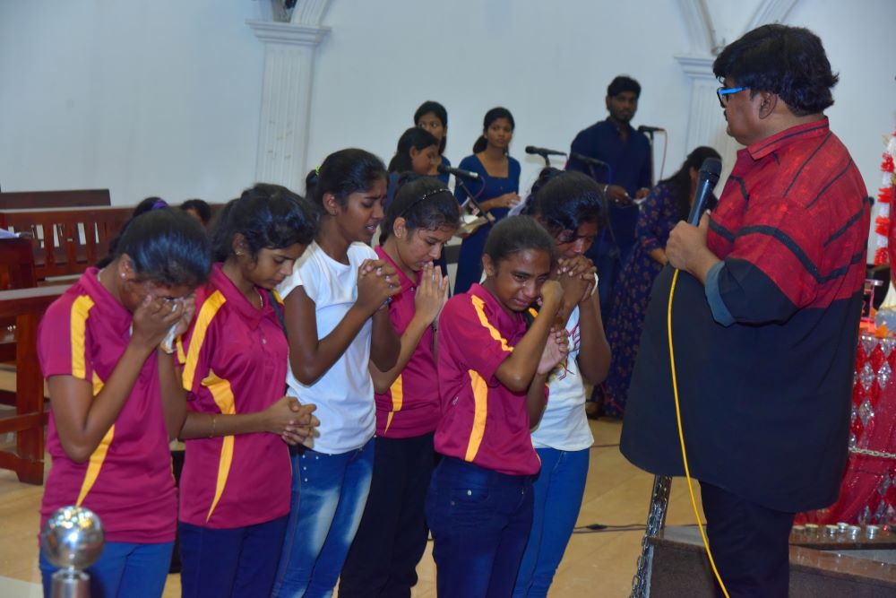 Retreat for Students at Annai Velankanni Church